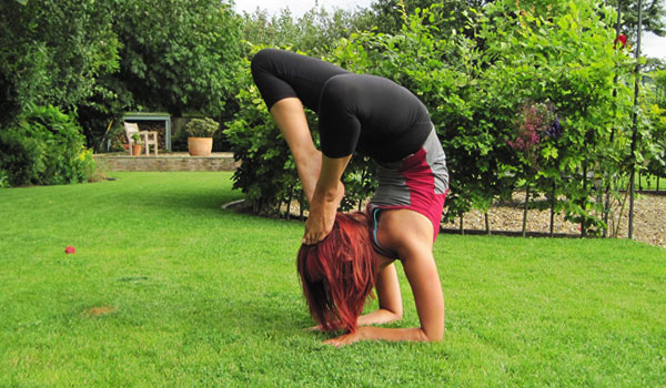 Scorpion Pose (Vrischikasana)