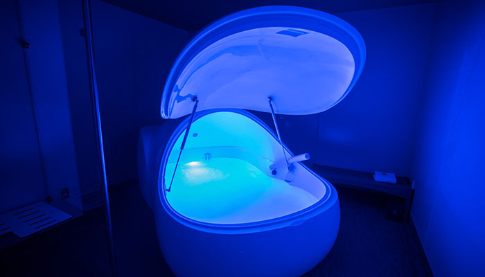 Floatation therapy, isolation pod at Floatworks London