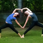 7 partner yoga photos from my yoga TTC in Rishikesh